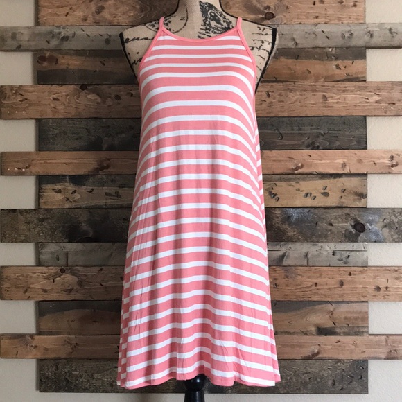 OFF 23rd Dresses & Skirts - OFF 23rd Peach Striped Sun Dress